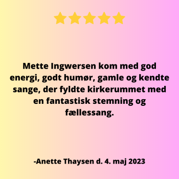 Anmeldelse af Mette Ingwersen